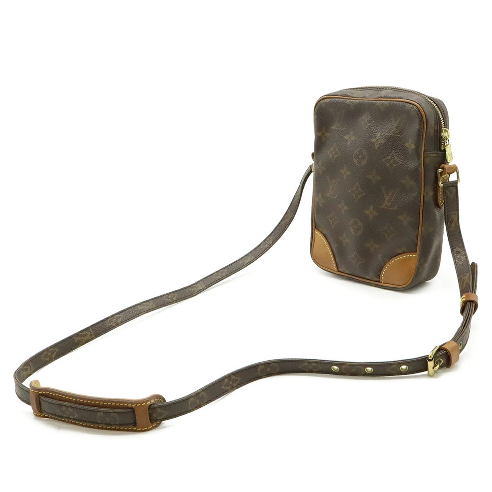 Louis Vuitton Shoulder Crossbody Danube Monogram Bag Brown